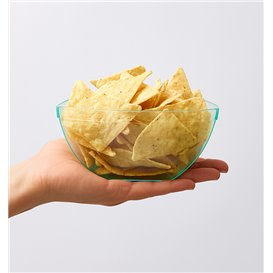 Transparent PS Tasting Bowl “Water Green” 580ml (100 Units)