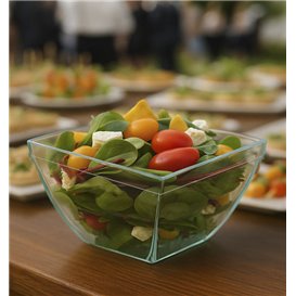 Transparent PS Tasting Bowl “Water Green” 580ml (100 Units)