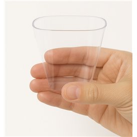 Transparent PS Portion Tasting Cup 150ml High 6.1cm (200 Units) 
