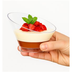 Transparent PS Low Jazzed Bowl 195ml (10 Units) 