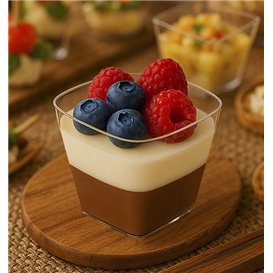 Portion Tasting Cup PS Transparent 100ml (200 Units)