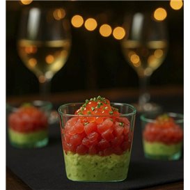 Mini Bowl Low Transparent PS “Water Green” 150ml (200 Units)