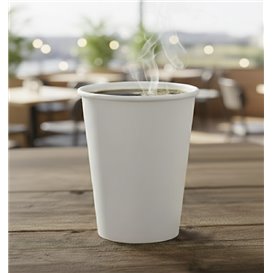 Paper Cup White 9Oz/280ml Ø8,0cm (1000 Units)
