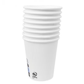 Paper Cup White 9Oz/280ml Ø8,0cm (1000 Units)
