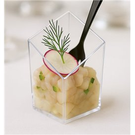 Transparent PS Diamond Portion Tasting Cup 48ml (20 Units) 