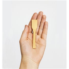 Bamboo Ice Spoon 9cm (100 Units)