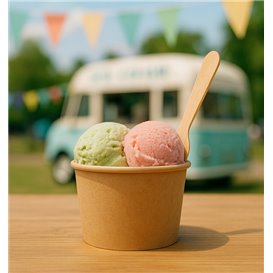 Wooden Taster Spoon Eco Disposable 11cm in box (1.200 Units)