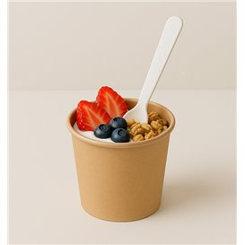 Paper Teaspoon Compostable White 11.5cm (50 Units)