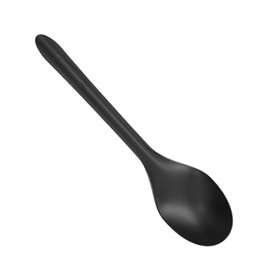 Reusable Soup Spoon in PP Black 15cm (1.000 Units)