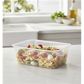 Rectangular Container in PP Transparent 750ml 17,4x11,6x5,5cm (500 Units)