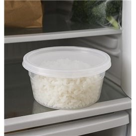 Plastic Container in PP with Lid Transparent "Deli Range" 360ml (240 Units)