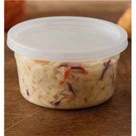 Plastic Container in PP with Lid Transparent "Deli Range" 360ml (40 Units)