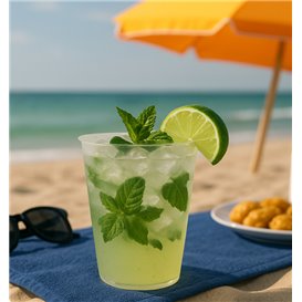 PP Mojito Glass Unbreakable Reusable Transparent 480 ml (450 Units)