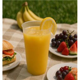 PP Cocktail Cup Reusable Shatterproof Transparent 470 ml (15 Units)