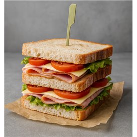 Natural Bamboo Golf Food Picks 18cm in box (2.500 Units)