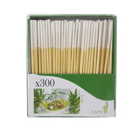 Bamboo Food Picks White Tip 7cm (3.600 Units)