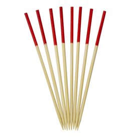 Bamboo Food Picks Red Tip 7cm (3.600 Units)