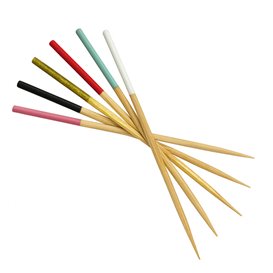 Bamboo Food Picks Gold Tip 7cm (300 Units)