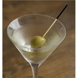 Bamboo Food Picks Black Tip 7cm (3.600 Units)