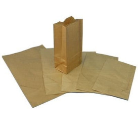 Paper Bag without Handle Kraft 20+16x40cm (25 Units)