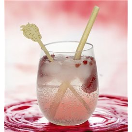 Bamboo Stirrer Strawberry for Drink 14cm (600 Units)