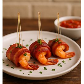 Bamboo Food Picks “Trident” 9cm in box (1200 Units)