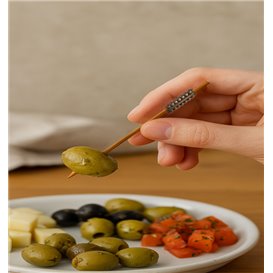 Bamboo Food Picks “Totem” 9cm (600 Units)