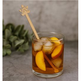 Bamboo Stirrer “Bouddha 2” for Drink 18cm (600 Units)