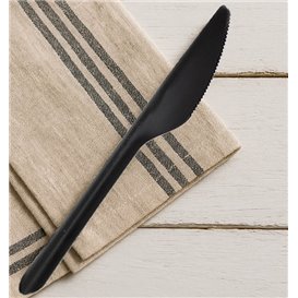 Reusable Knife in PP Black 17,8cm (1.000 Units)