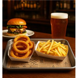 Paper Food Wrap Grease-Proof "Times" Kraft 31x31cm (1.000 Units) 