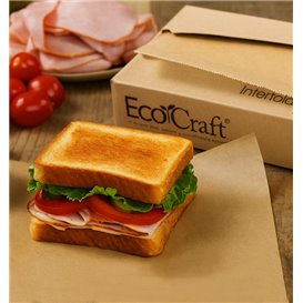 Greaseproof Paper Wrapping Kraft in Dispenser 37,5x27cm (6.000 Units)