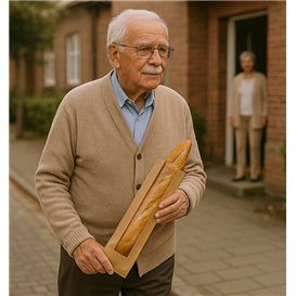 Paper Food Bag 9+5x50cm (125 Units) 