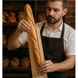 Paper Food Bag "Panes" 9+5x50cm (1000 Units)