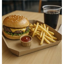 Pleated Kraft Paper Souffle Cup 30ml (5000 Units)  