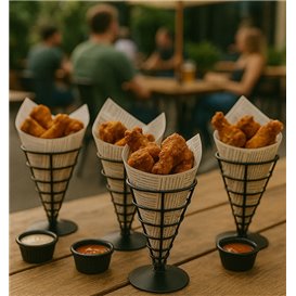 Paper Food Cone Grease-Proof "Times" 16cm 40g (2.000 Units)