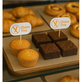 Gluten Free Food Flags 8 cm (3.000 Units)