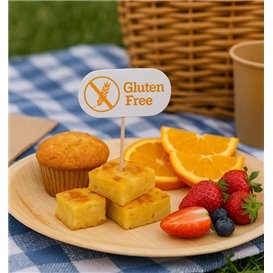 Gluten Free Food Flags 8 cm (100 Units)  