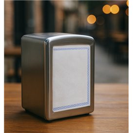 Paper Napkin "Zigzag" Decorative Border White 14x14cm (250 Units)