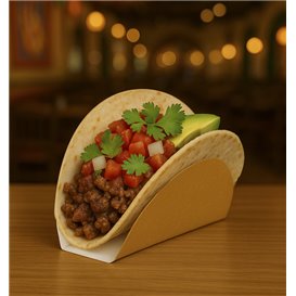 Paper Container Tacos 13,5x2,5x6cm (100 Units)