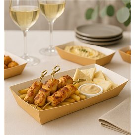 Paper Hot Dog Tray 17x5,5x3,8cm (25 Units) 