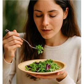 Palm Leaf Plate Round Shape Ø25cm (200 Units)