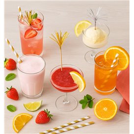 Firework Decoration Pick for Ice Cream and Cocktail Assorted Colours 15cm (144 Units)