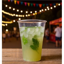 Reusable Plastic Cup in PP Clear 1000ml/1L (500 Units)