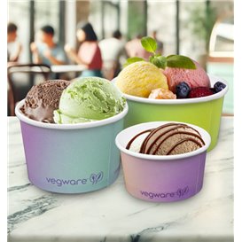 Paper Ice Cream Container 4Oz/114ml (50 Units)
