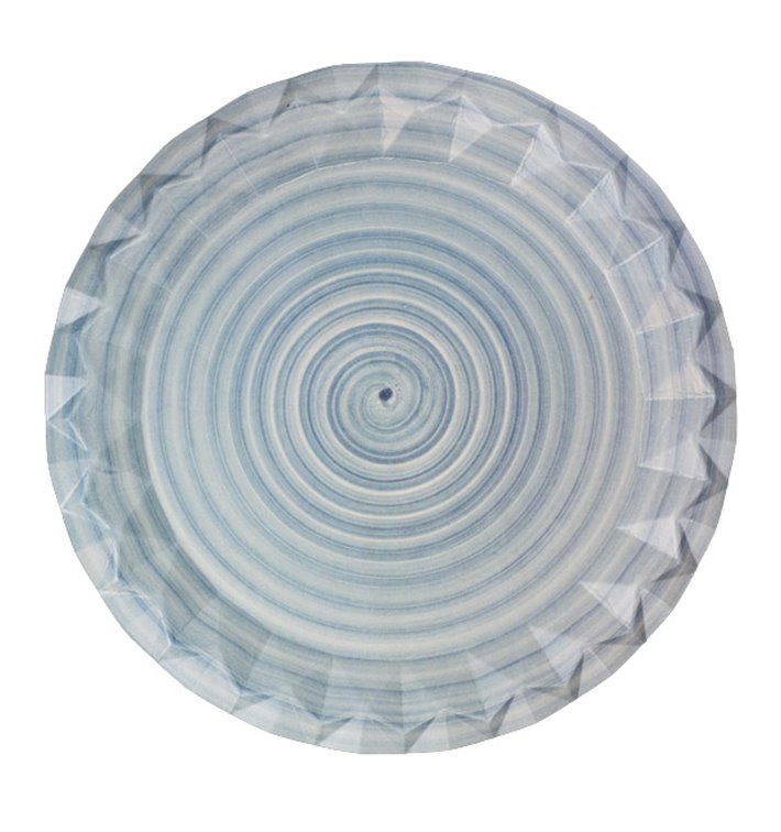 Paper Plate with Ceramic Print “Bali” Ø23cm 345g/m² (450 Units)