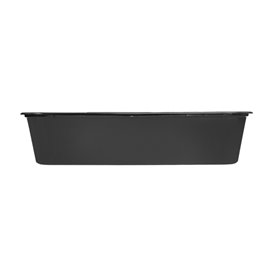 Rectangular Container in PP Black 500ml 17,6x12,4x4cm (50 Units)
