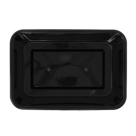 Rectangular Container in PP Black 750ml 17,6x12,4x6cm (500 Units)