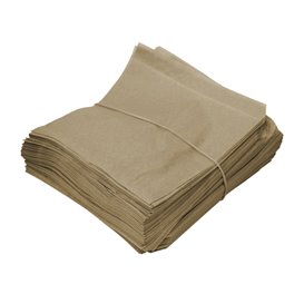 Paper Food Bag Grease-Proof Opened L Shape Kraft 15x15cm (250 Units)  