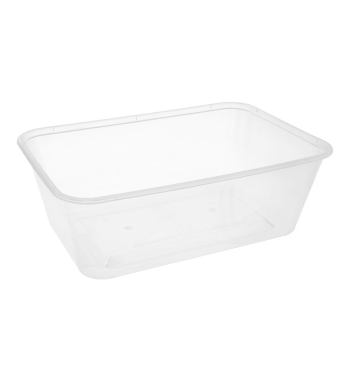 Rectangular Container in PP Transparent 750ml 17,4x11,6x5,5cm (500 Units)