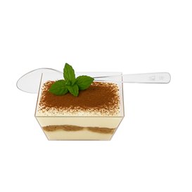 Tasting Spoon PS Transparent 10cm (100 Units)